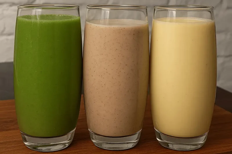 High Protein Smoothies Without Protein Powder (3 Ways)