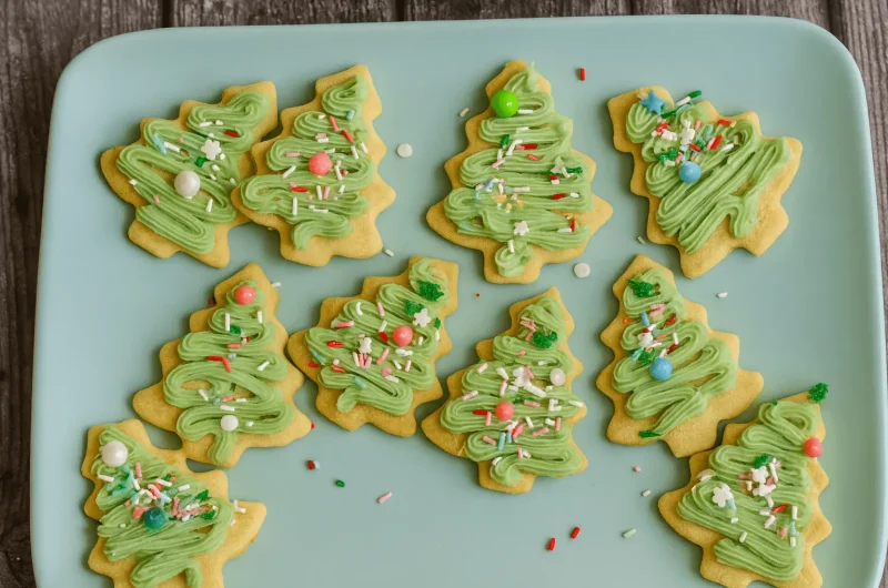 Soft Cut-Out Sugar Cookies & Cream Cheese Frosting