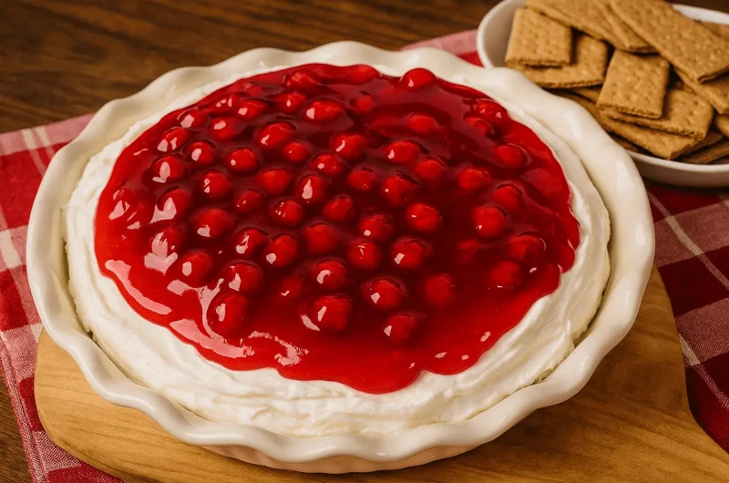 Creamy Cherry Cheesecake Dip