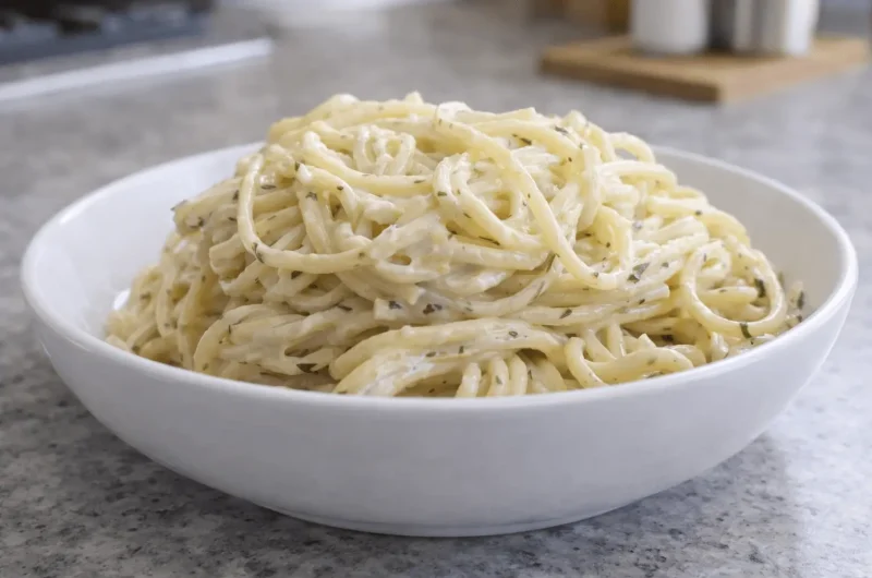 Creamy Garlic Pasta (No Cream - 30 Minute Recipe)