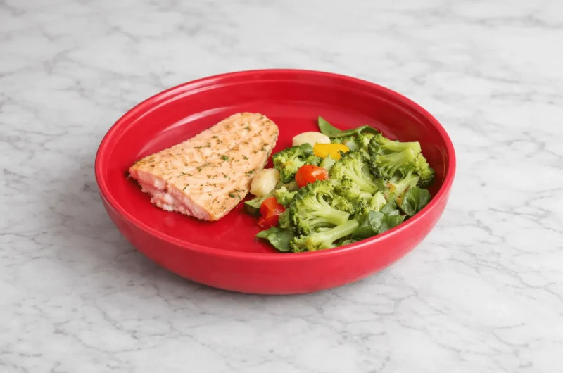 One-Pan Garlic Lemon Salmon & Veggies