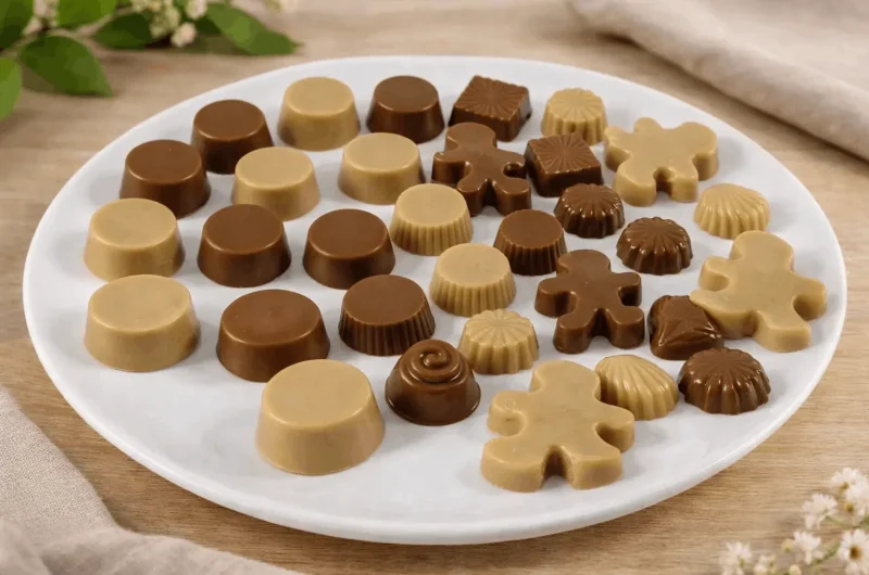 Creamy Peanut Butter & Jelly Gummies (No-Bake)