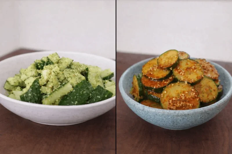 5-Minute Korean Cucumber Salad (Oi Muchim) 2 Ways