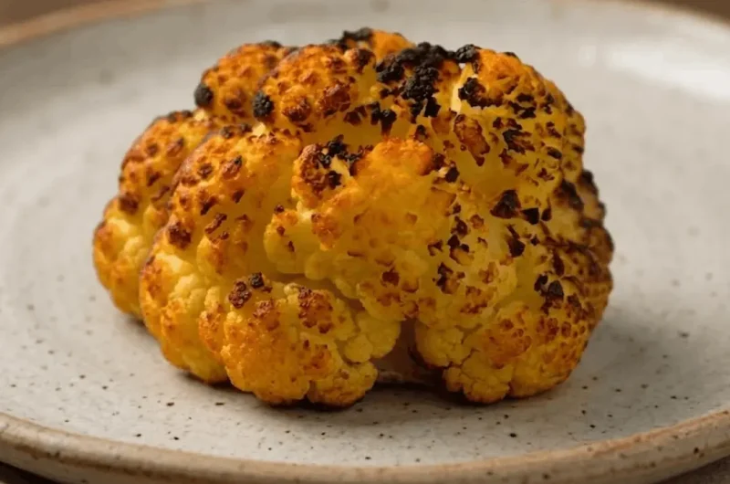 Extremely Delicious Whole Roasted Cauliflower
