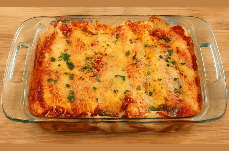 Easy Make-Ahead Chicken Enchiladas
