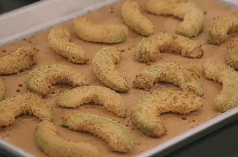 Crispy Baked Avocado Fries with Ranch Panko Coating