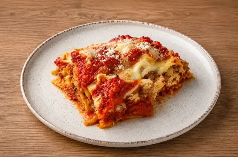 The Easiest Crockpot Lasagna