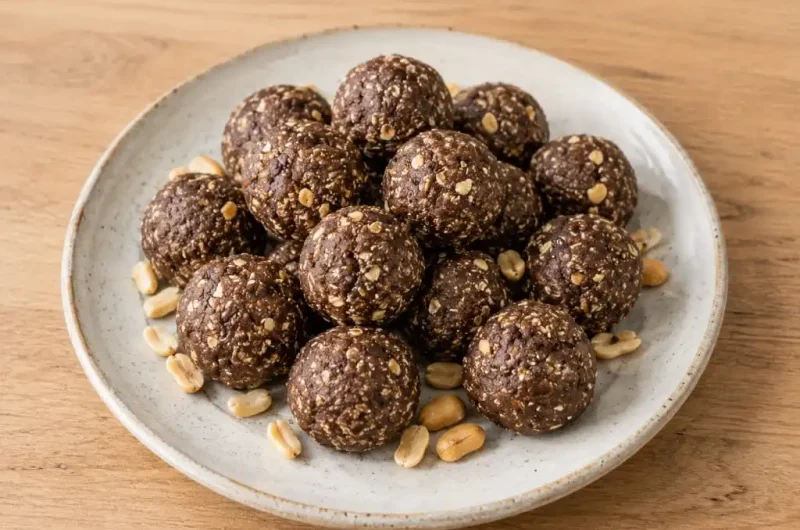 No-Bake Chocolate Peanut Butter Energy Balls