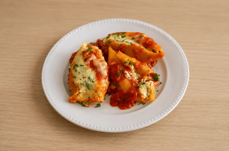 Classic Stuffed Shells Recipe with Ricotta and Mozzarella (Easy Baked Pasta!)