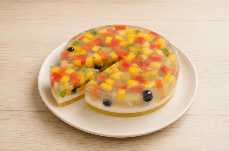 Woon Polamai: Thai Tropical Fruit Agar Agar Jelly Cake