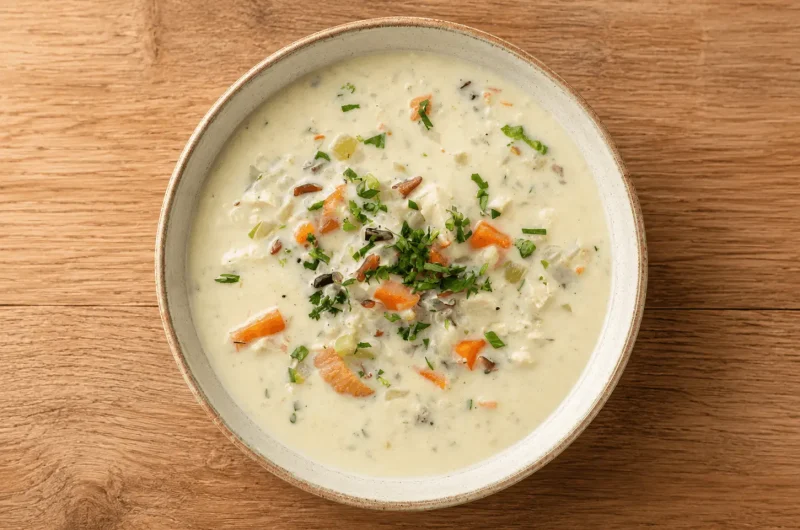 Creamy Chicken and Wild Rice Soup