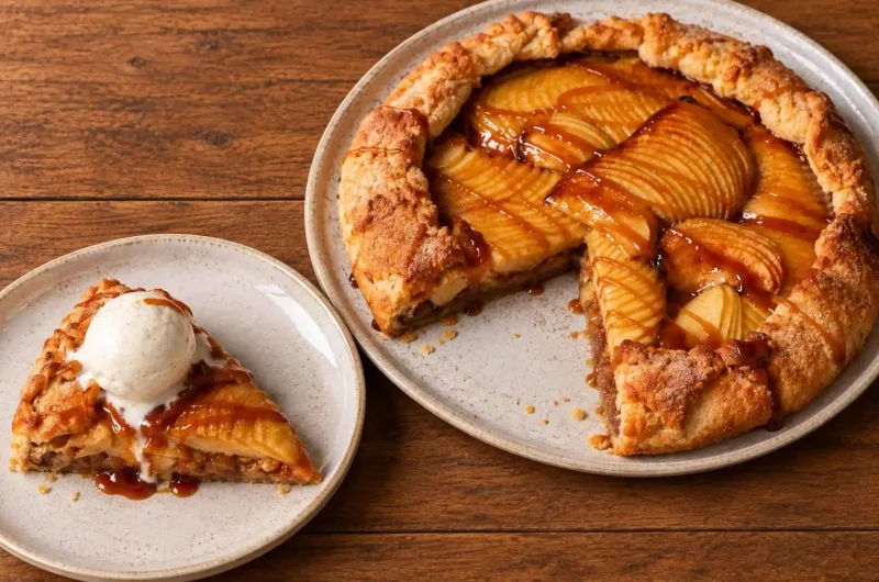 Incredibly Delicious Caramel Apple Galette
