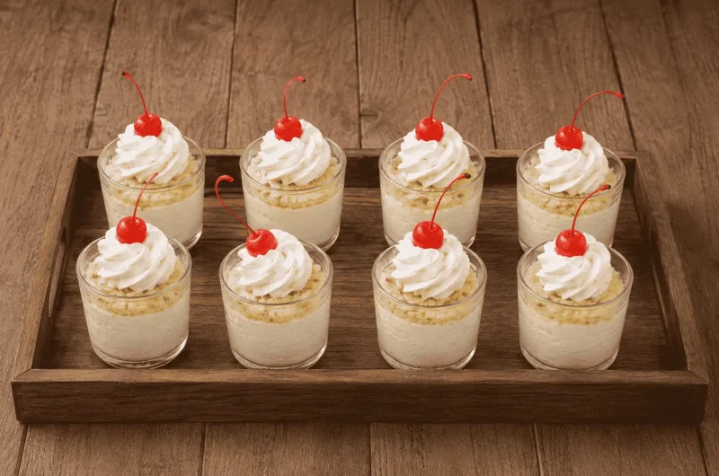 Mini Tres Leches Cakes in Mason Jars