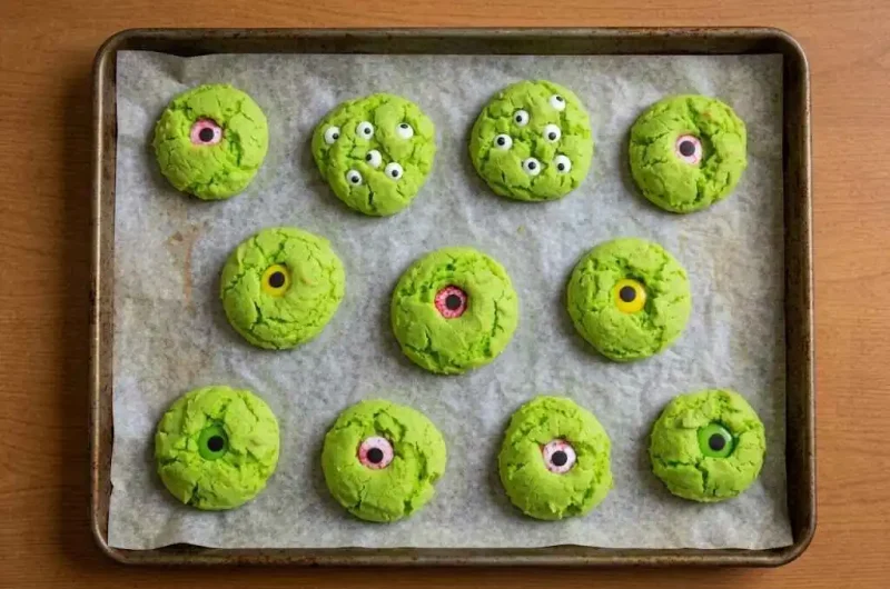Ghoulish Monster Eye Cookies