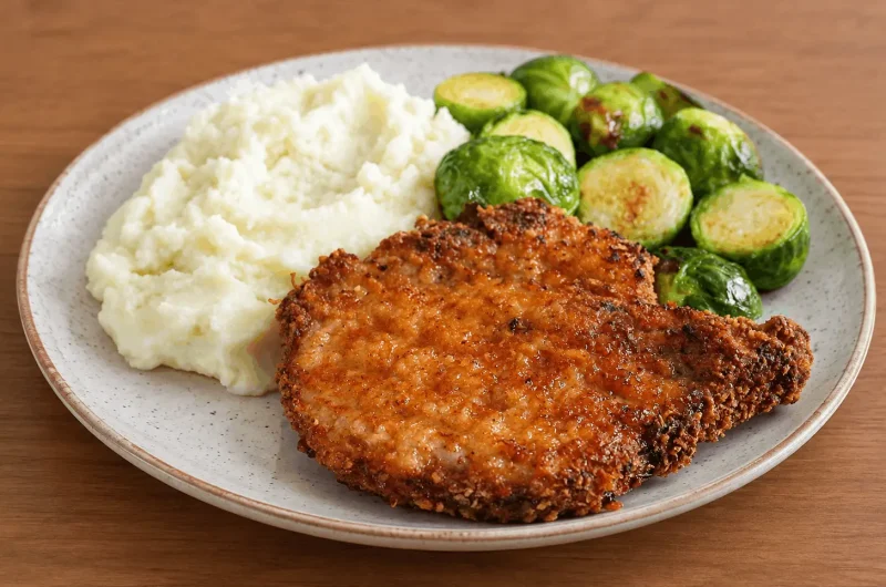 Ultra-Crispy Air Fryer Pork Chops with Panko Parmesan Crust