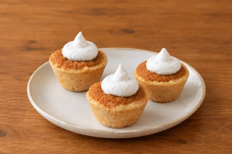 Cutest Ever Mini Pumpkin Pie Bites