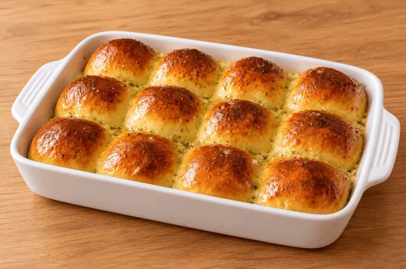 Buttery White Cheddar Rosemary Dinner Rolls
